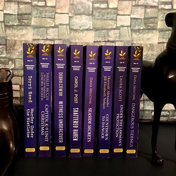 LARGER Print Love Inspired SUSPENSE Book SET--NEW--Great Gift for an Avid Reader - Picture 2 of 4